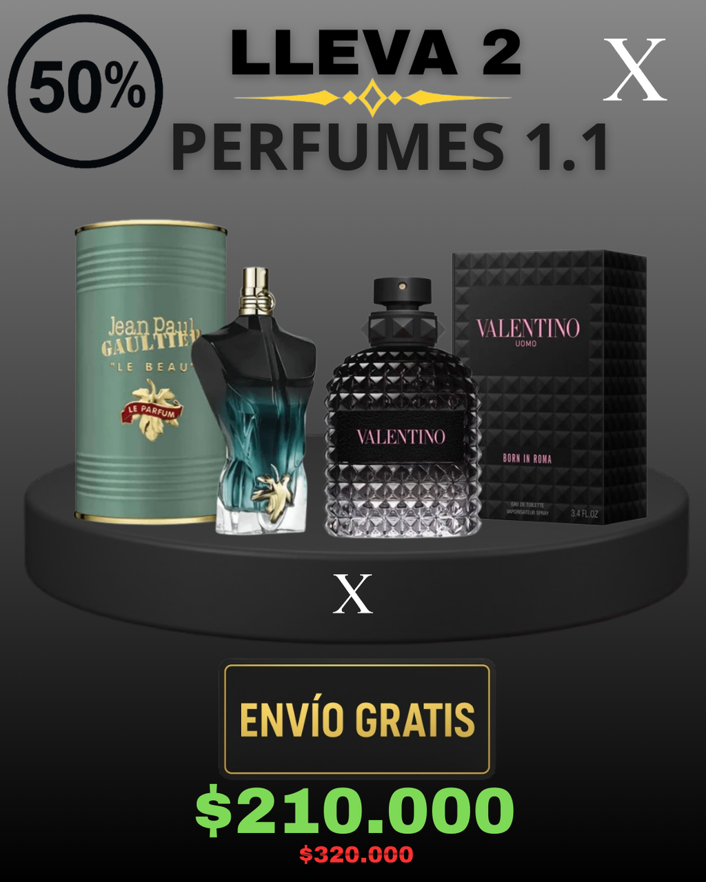 Jean paul gultier y Valentino