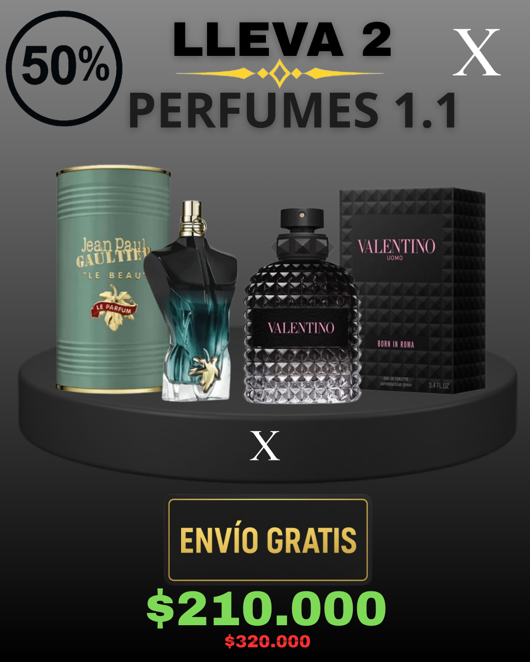 Jean paul gultier y Valentino
